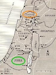 map of first century Palestine